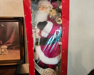 Vintage Animated Santa Claus 