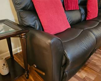 Leather Loveseat Recliner 