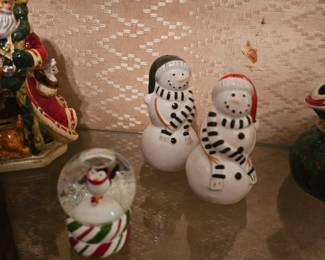 Mr & Mrs Snowman Target Threshold Salt And Pepper Shaker 