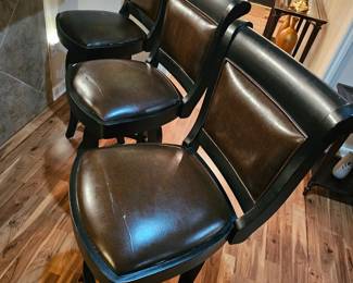 Leather Barstools 