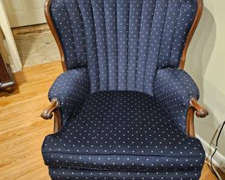 Antique Wing Back Chair 