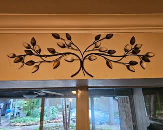 Metal Leaf Wall Sculpture 
