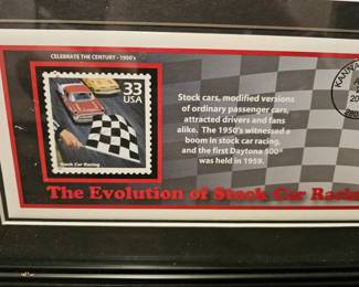 The Evolution of Stock Car Racing Framed Picture 