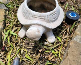 Concrete Turtle Planter