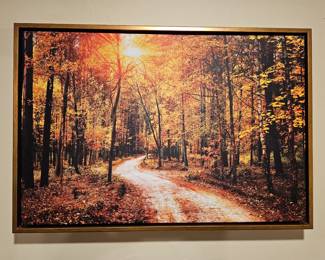 Framed “Fall Forest” Picture