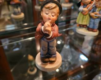 Goebel Hummel  “Serenade Boy” Playing Horn Figurine 