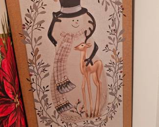 Fritz & Floyd Wintery Woods Snowman Spoon Rest