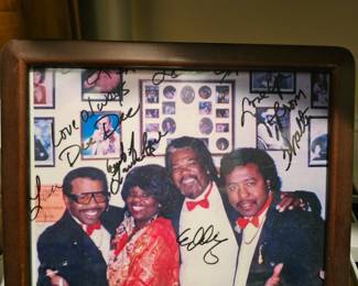 The Platters Framed Signed Autographed Picture 