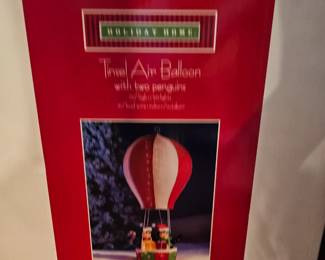 Holiday Home Tinsel Air Balloon Yard Art
