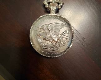 Walking Liberty Half Dollar Pocket Watch - USCS 