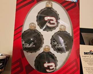 Dale Earnhardt NASCAR Christmas Ornaments 