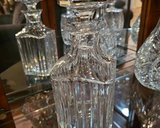Baccarat square crystal decanter 