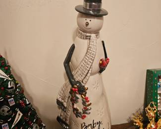 Fritz & Floyd “Wintry Woods Snowman” Figurine 