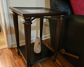Glass Top Side Table
