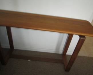 Teak hall table