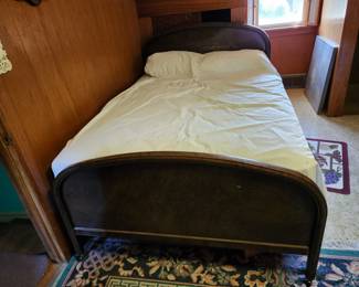Full bed frame. Mattress and box spring also available