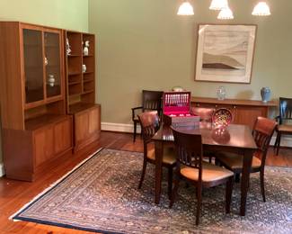 Danish Modern Display-$400                                                                 Danish Modern Bookcase/Cabinet-$400