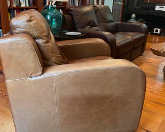 Natuzzi Leather recliner-$450