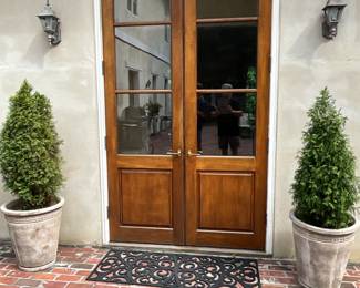 Terracotta pots with shrubs-$200 ea