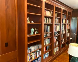 Set of (5) 106” tall bookcases $3,500