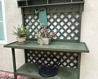 Outdoor Potting table -$200