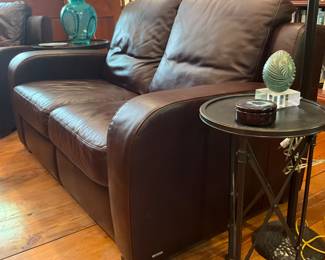 Natuzzi leather sofa-$750
