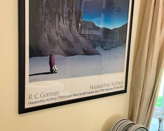RC Gorman Houston Art press litho signed & numbered $350