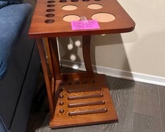 Solid oak pool cue caddy, hand made!