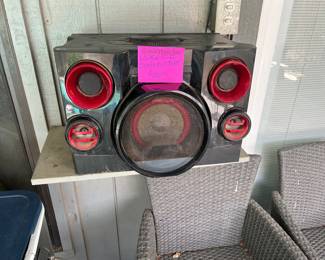 LG Bluetooth boom box