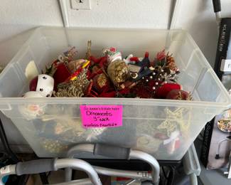 Lots of great Christmas Ornaments