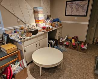 $25 MCM painted coffee table.  Lots of other goodies