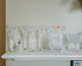 Waterford & Block crystal.  SOLD Waterford Champagne