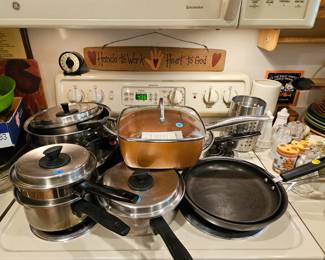 SOLD-Copper Chef pot