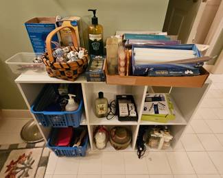 SOLD: 6 cubbie shelf.  