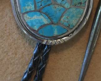 Ray Bennett Turquoise Bolo