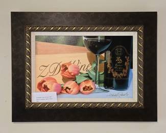 Scott Jacobs "Stems of Napa" Giclee Print Numbered & Signed