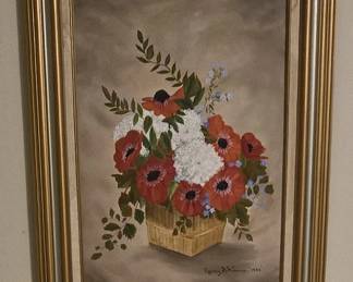Jerry Skinner Oil Painting - Flowers