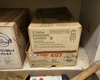 Skilsaw Jig Saw 497 & Finish Sander (In Box)