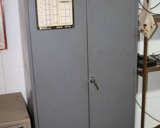 metal storage cabinet