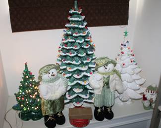 ceramic Christmas trees