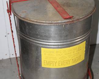 industrial trash can