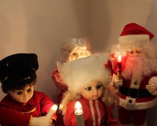 they wave their candles...