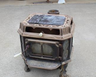 cast iron and soapstone heating stove