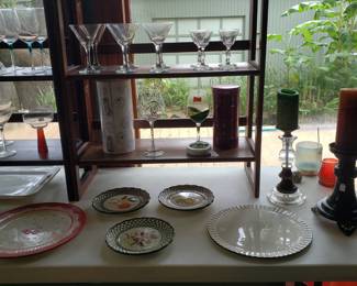 Glassware and Serving Platters