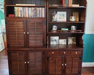 Mid Century Ethan Allen Entertainment Cabinets
