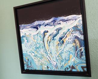 Original Painting by Joyce Harvey, Low Country Artist, "Into the Blue"