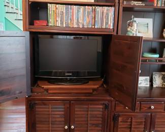 Mid Century Ethan Allen Entertainment Cabinets