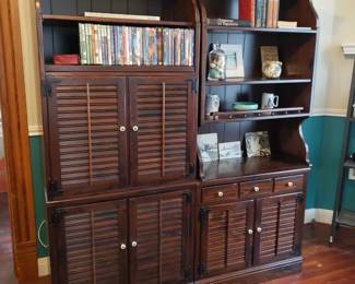 Ethan Allen Mid Century Entertainment Cabinet