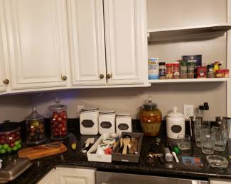 Cannisters and Kitchen Items