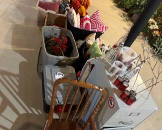 Chairs, Holiday Decorations